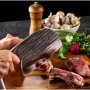 Професионален здрав кухненски масивен готварски инструмент за рязане на месо, снимка 5