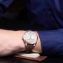 Нов Модерен Луксозен Мъжки Аналогов  Часовник 43mm Водоустойчив Кожен, снимка 3