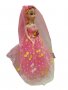 Кукла Ahelos, Булка, Розова рокля, Без кутия, 30 см, снимка 2
