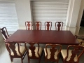 Правоъгълна трапезна маса и столове DREXEL HERITAGE, снимка 3
