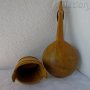 Красиви дървени, рисувани лъжица с дръжка и съд - каче, снимка 6