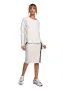 Дамска блуза с асиметрична кройка в цвят екрю M492 MOE, снимка 1