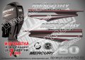 MERCURY 50 hp EFI 2013-2017 Меркюри извънбордов двигател стикери надписи лодка яхта outmerfs2-50