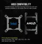 Охладител за процесор iCUE LINK H150i LCD, AIO 360 мм, 2400 об/мин, Intel/ AMD, водно охлаждане , снимка 9