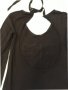 Черна блуза с камъни маркова CELIN в. Много красива , ефектна, гол гръб, връзване зад врата , снимка 10