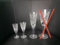 Кристални чаши, оловен кристал, снимка 1 - Чаши - 38163731