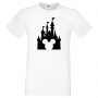 Мъжка тениска Mickey Head Disney Castle Подарък,Изненада,Рожден ден, снимка 1 - Тениски - 36576011