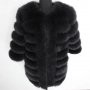 Дамско палто от лисица черно код 43, снимка 1 - Палта, манта - 27580343