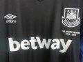 West Ham United The Boleyn Ground 1904-2016 Umbro оригинална тениска фланелка 2015/2016 third XL, снимка 3
