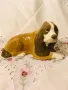 порцеланова статуетка куче , снимка 2