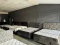 Тапицирано легло с матрак, снимка 1