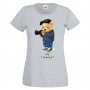 Дамска тениска bear Say Cheese Мече,Меченце,Животно, Играчка,Изненада,Подарък,Повод,, снимка 1
