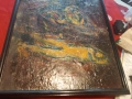Маслена картина подписана Н Х , снимка 4