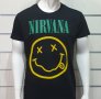 Нова мъжка тениска с трансферен печат на музикалната група NIRVANA, снимка 6