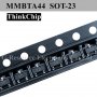 MMBTA44 SMD marking - 3D -10 БРОЯ  SOT-23 NPN - 400V/0,2A/0,35W, снимка 2