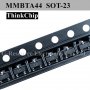 MMBTA44 SMD marking - 3D -10 БРОЯ  SOT-23 NPN - 400V/0,2A/0,35W, снимка 2