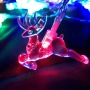 Многоцветни коледни LED лампички с еленчета с щепсел - Многоцветни, дължина - 5м ,28бр лампички. , снимка 4