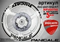 Ducati Panigale кантове и надписи за джанти duc-pan-silver1, снимка 2