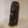 Масивна абаносова африканска фигура статуетка маска, снимка 7