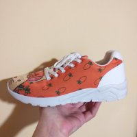 Дам.обувки/маратонки-"LARONNA"-№39-цвят-бяло+оранжево. Закупени от Германия., снимка 7 - Маратонки - 28246077