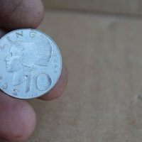 Монета 10 шилинга 1967г, снимка 6 - Нумизматика и бонистика - 37381573
