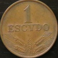 1 ескудо 1973, Португалия, снимка 1 - Нумизматика и бонистика - 32812435