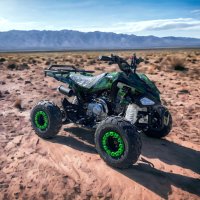 Бензиново ATV/АТВ 110cc МаxMotors Grizzly Sport - Green Camouflage, снимка 1 - Мотоциклети и мототехника - 38238033