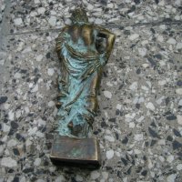 Бронзова пластика статуетка Асклепий, снимка 3 - Антикварни и старинни предмети - 32271822