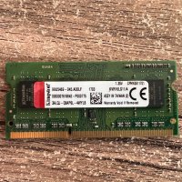 РАМ памет за лаптоп Kingston 4GB DDR3L-1600 SODIMM PC3L-12800S 1.35V Single Rank