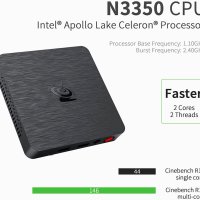 Mini PC Windows 11 Beelink T4 Pro Intel Apollo Lake Processor N3350 4GB/64GB Window 11, Dual WiFi, снимка 11 - За дома - 43554465