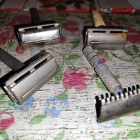 Четири стари самобръсначки с ножчета, снимка 5 - Антикварни и старинни предмети - 43734741