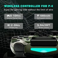 Нов Безжичен Контролер джойстик за PS4/Pro/Slim - Мощна Батерия, снимка 2 - Друга електроника - 43765711