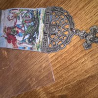 Свети Георги Икона за стена Метал и текстил - 12349, снимка 1 - Колекции - 28170251