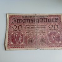20 марки 1918 Германия, снимка 1 - Нумизматика и бонистика - 37108321