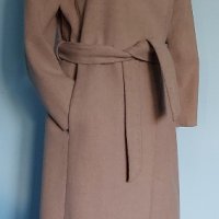 Топло двуредно палто от времето на соц-а "Мода лукс" Дружба / от вълнен шаяк, снимка 1 - Палта, манта - 43208680