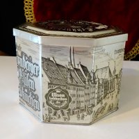 Немска метална кутия,релеф,архитектура. , снимка 5 - Антикварни и старинни предмети - 34624732