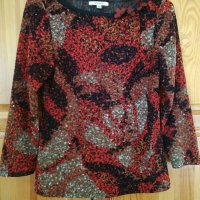 Дамска бутикова блуза "Devernois" (40)М, снимка 1 - Блузи с дълъг ръкав и пуловери - 26981557