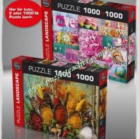 Двоен луксоен пъзел от Neon puzzle 1000+ 1000 части, снимка 6 - Пъзели - 39311271