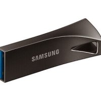 Акция!!! ФЛАШ ПАМЕТ Samsung usb flash  bar PLUS 64GB USB 3.1 TITAN GRAY, снимка 4 - USB Flash памети - 40431005