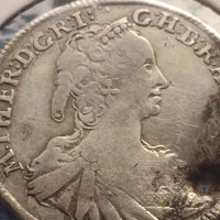 Сребърна монета 15 кройцера 1747г. Мария Терезия Кремниц Унгария 13755, снимка 3 - Нумизматика и бонистика - 42999810