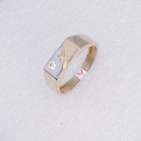 Златни мъжки пръстени-14К, снимка 11 - Пръстени - 38764140