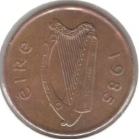 Ireland-2 Pence-1985-KM# 21-non magnetic, снимка 2 - Нумизматика и бонистика - 43836609