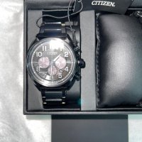 Citizen Brycen Chronograph eco drive часовник с гривна, снимка 3 - Мъжки - 38756738