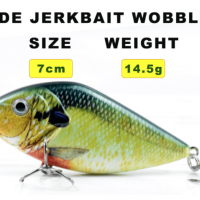 Воблер тип JERKBAIT – 14.5 гр./7 см., снимка 6 - Такъми - 36515657