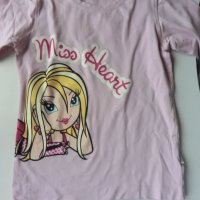 розова блузка лего, снимка 2 - Детски тениски и потници - 37541998
