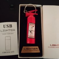 USB запалка + ключодържател, снимка 1 - Запалки - 32936809