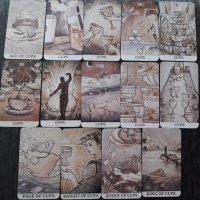 Таро карти, различни от масовите: Ink Witch Tarot & Linestrider Tarot, снимка 15 - Карти за игра - 33677966