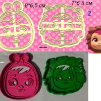 Cry Babies кукла със сълзи Пластмасов резец форма за тесто бисквитки фондан торта, снимка 1 - Форми - 28757575