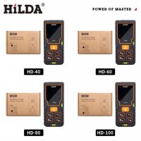 Лазерна ролетка HILDA, Обхват 100м, Точност ±2mm, Разстояние, Площ, Обем, LCD екран, Питагоро, снимка 9 - Други инструменти - 38827209