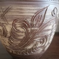 Керамична ваза ръчна изработка, снимка 3 - Вази - 43171748